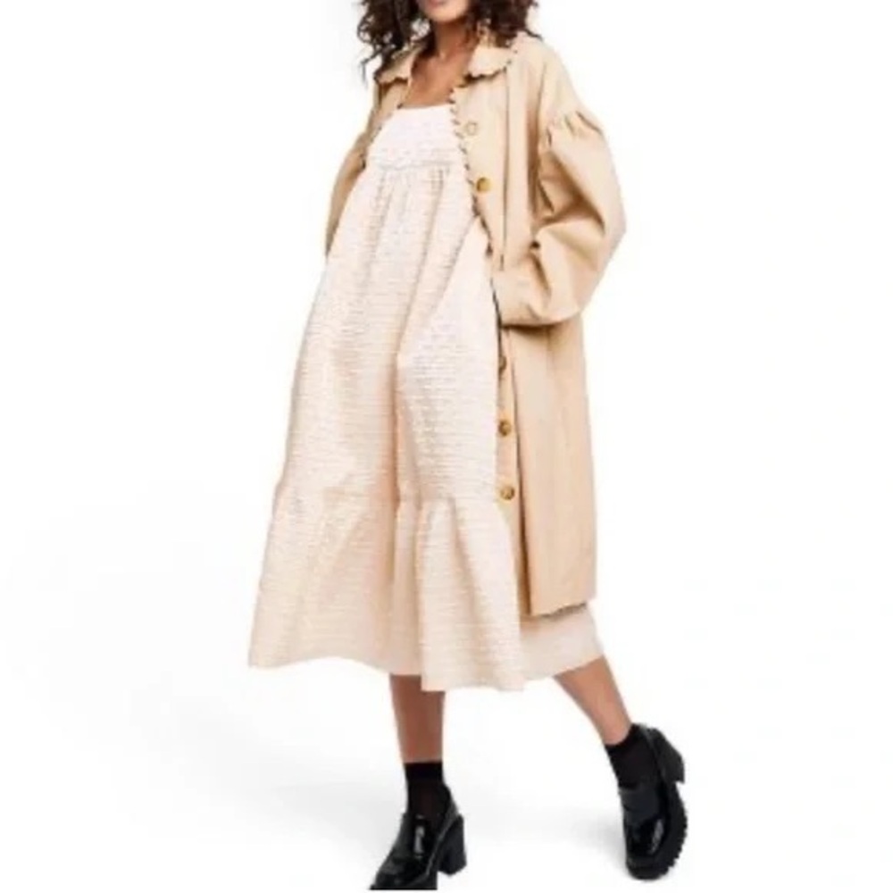 KILA VARGAS X Target Textured Empire Waist Midi Dress